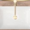 Lavabo sobre encimera REA Inga White