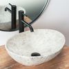 Countertop washbasin REA Sofia Light Stone