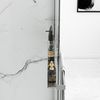 "Rea Aero N 100" skaidri dušo sienelė su lentyna ir "Evo" pakaba