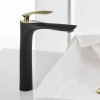 Bathroom faucet Rea Orbit Black Gold high