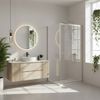 zuhanykabin Rea Primo Slide 100x90 Chrome