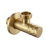 Ъглов вентил Diamond 03 1/2" x 3/4" Brush Gold