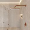 Pommeau de douche rectangulaire REA JS-032 Brushed Copper