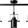 Reflektor lampa ruchoma spot sufitowa potrójna E27 APP487-3C czarna