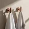 Badezimmer-Accessoire-Set Ari Brush Copper 4-teilig
