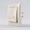 Žalúziový Spínač s Rámikom OSTE JNH009-W BEIGE