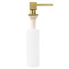 Soap dispenser gold brush square