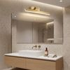 Bad LED-Wandleuchte SWE007-1W 43cm BRUSH GOLD