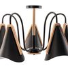 Lampe scandinave 5 Bras Black APP607-5C