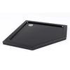 shower tray Rea Diamond Black 90x90