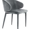 Židle Velvet šedá