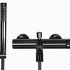 Bathroom faucet Rea Lungo Black metallic