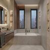 Built-in acrylic bathtub Rea Gloria 120