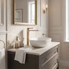 Bathroom faucet PREMIUM Rea Maxim Brush Gold High
