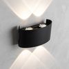 Applique murale de façade LED JNH039-4G Black