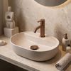 Countertop washbasin REA Aura 42 Sandy