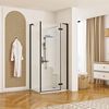 Cabina de ducha REA Hugo Black 80x90
