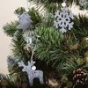 Christmas decorations Silver Frost 42 pcs