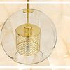 Mennyezeti lámpa APP556-1CP 30cm üveg arany