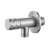 Ъглов вентил Diamond 03 1/2" x 3/8" Brush Nickel