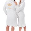 Bathrobe men's King White S/M