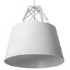 Lampada Da Soffitto Pensile Metallico Bianco APP423-1CP