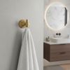 Porte-serviette de salle de bain 16101 Aristo Brushed Gold