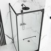 Cabina doccia Rea Space In Black 90x90