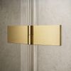 Puerta de ducha Rea Atlas 120 Brush Gold
