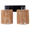 Applique murale APP1824-2W NATURE BLACK