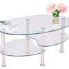 Glass coffee table CT-001 Clear/Clear