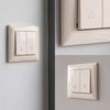 Žalúziový Spínač s Rámikom OSTE JNH009-W BEIGE