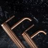 Bathroom faucet Rea Argon Brush Copper Low