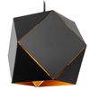 LAMPA WISZĄCA SUFITOWA GEOMETRYCZNA APP287-1CP CZARNA