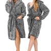 Bathrobe Fluffy grey S/M