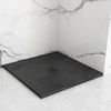 Shower tray Rea Black Rock 90x90