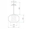 Deckenlampe WHITE MARBLE APP908-1CP