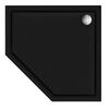 shower tray Rea Diamond Black 90x90