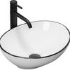 Countertop Basin Rea Sofia Black Edge