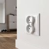 Single socket frame OSTE JNH013-1F White