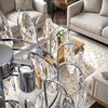 Krištolinis pakabinamas šviestuvas SWE077-CP 30cm Chrome