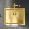 Stainless steel sink ANTHONY 60 GOLD