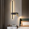 LED SIENINĖ LAMPA APP1439-W LEFT BLACK GOLD