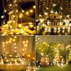 Christmas tree lights Garland LED Snowflakes