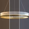 Závěsné svítidlo s APP1189-CP Gold 40cm