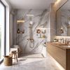 Shower set PREMIUM Rea Como M1 Brush Gold
