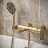 Смеситель для ванны REA Hunter Brush Gold