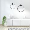 Mennyezeti lámpa LED APP1398-CP BLACK 50cm