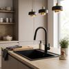 Robinet de cuisine REA Ontario Black