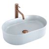 Countertop washbasin Rea Vanda Baby Blue Matt